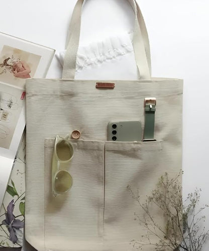 Versatile Canvas Tote Bag for Women & Men - Eco-Friendly Printed Shoulder Handbag with Zipper for College, Travel, Shopping